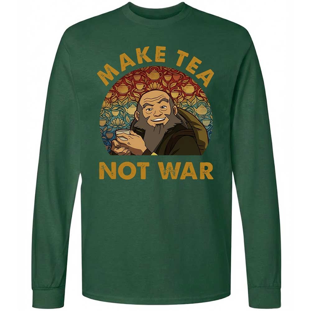 Long Sleeve T-Shirt - 5S7FFBPB - Forest Green - 4