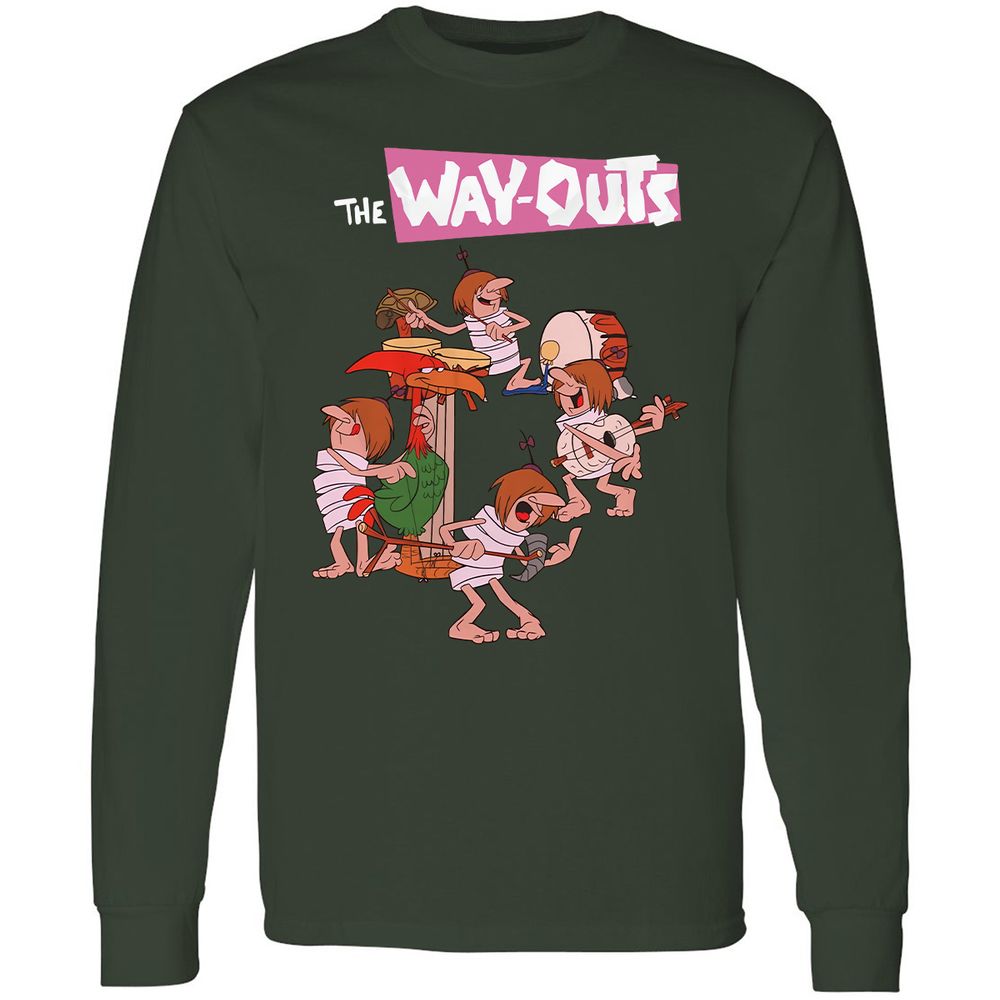 Long Sleeve T-Shirt - FYT7HF7J - Forest Green - 4