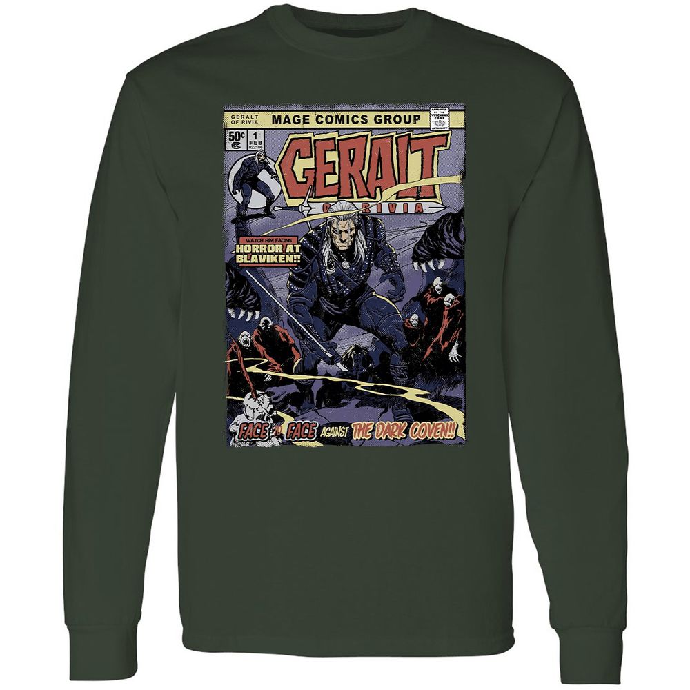 Long Sleeve T-Shirt - EQYL2B4H - Forest Green - 4