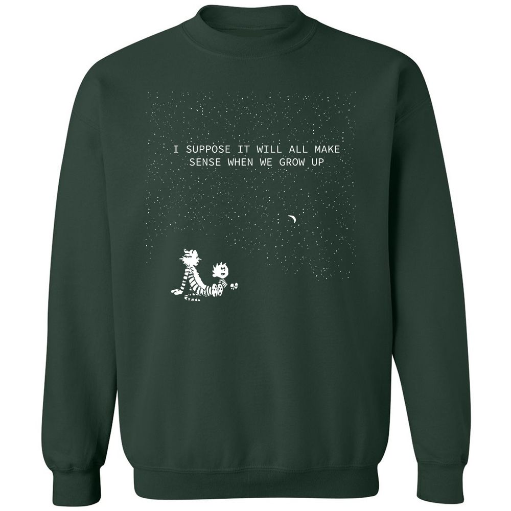 Calvin and Hobbes Stars - Forest Green - 4