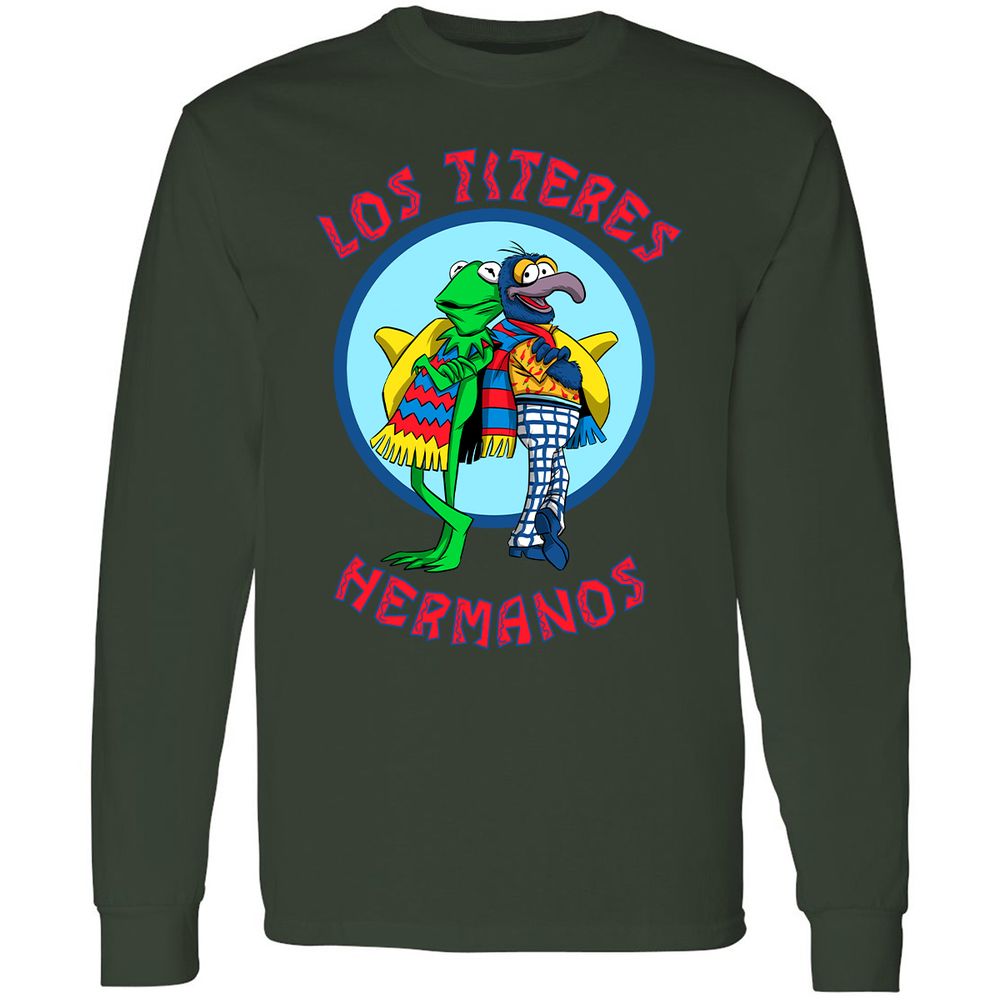 Long Sleeve T-Shirt - 9HA7Z5YQ - Forest Green - 4