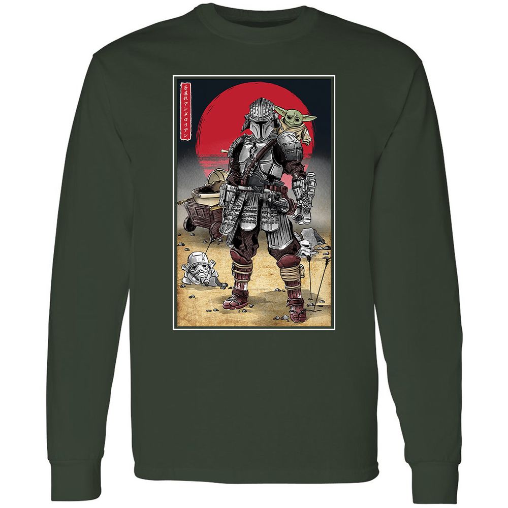 Long Sleeve T-Shirt - FYHPUUXM - Forest Green - 4