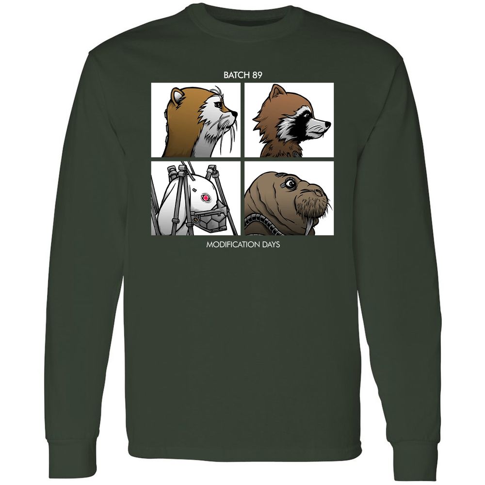 Long Sleeve T-Shirt - XY8Z3B4G - Forest Green - 4