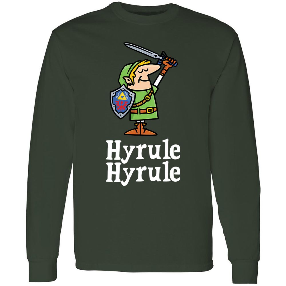 Long Sleeve T-Shirt - WWSKGG2Y - Forest Green - 4