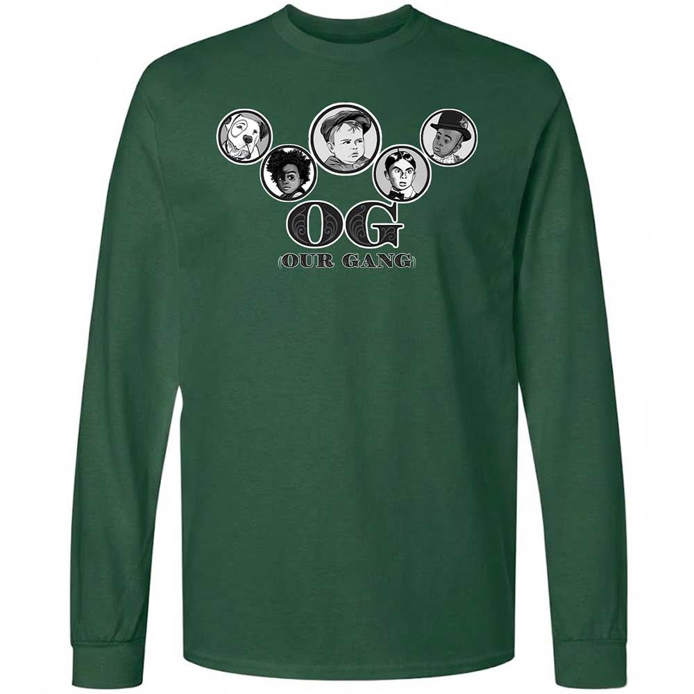 Long Sleeve T-Shirt - GJD3BQGJ - Forest Green - 4