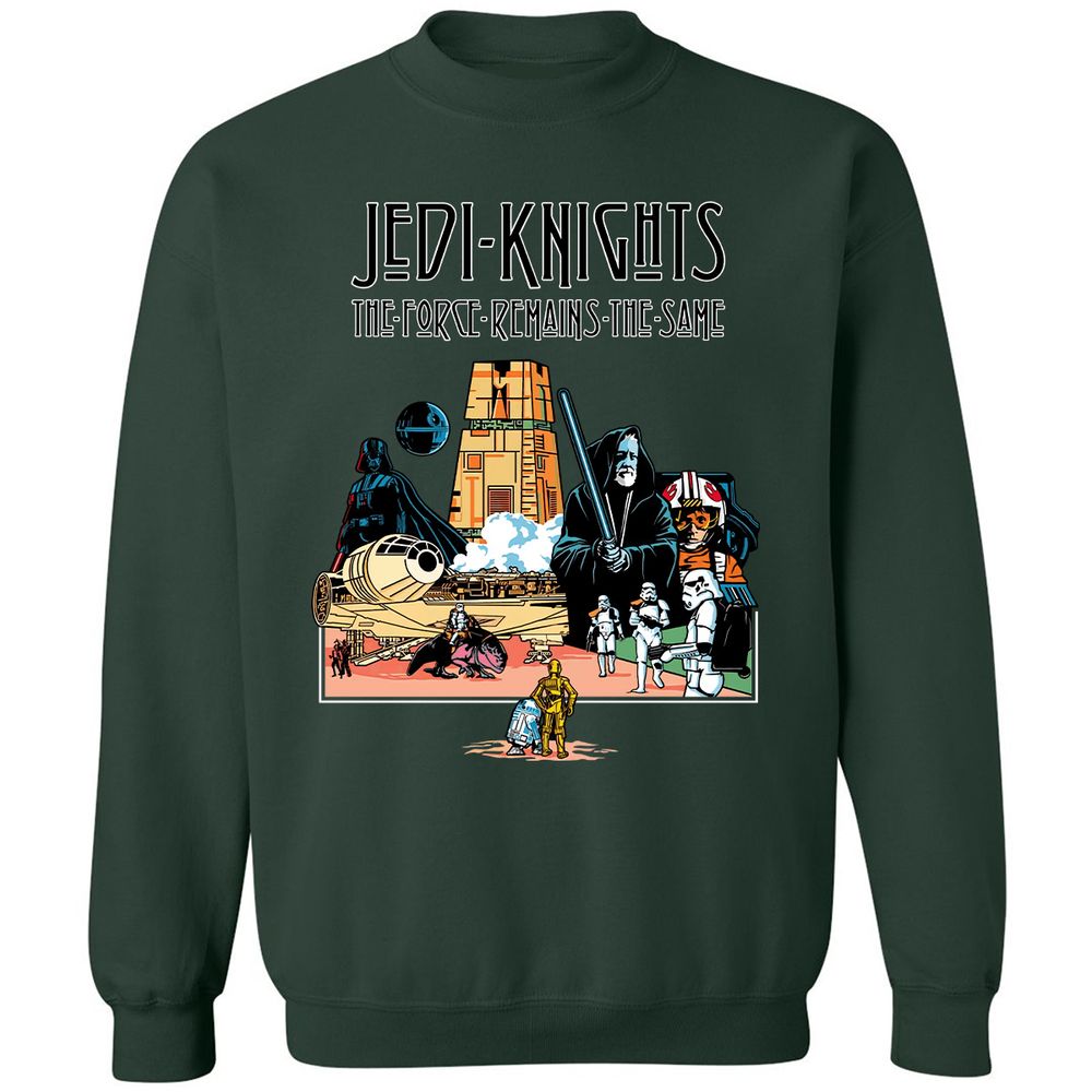 Classic Unisex Sweatshirt - Y87VJ22P - Forest Green - 4