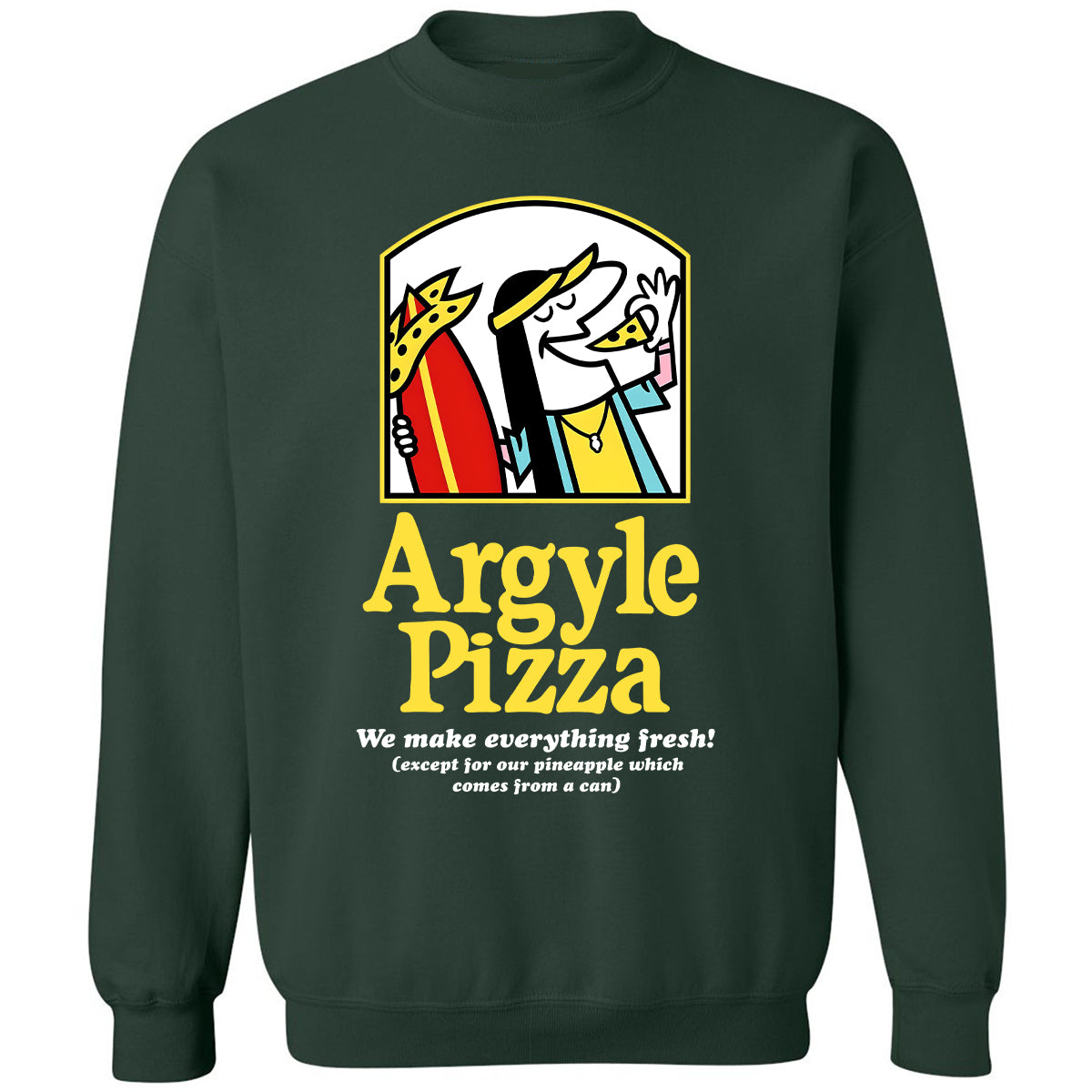Classic Unisex Sweatshirt - DY5SFYZU - Forest Green - 4