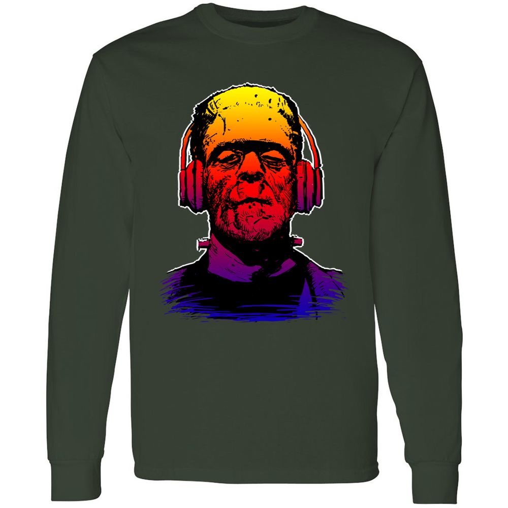 Long Sleeve T-Shirt - MHGFR4P2 - Forest Green - 4