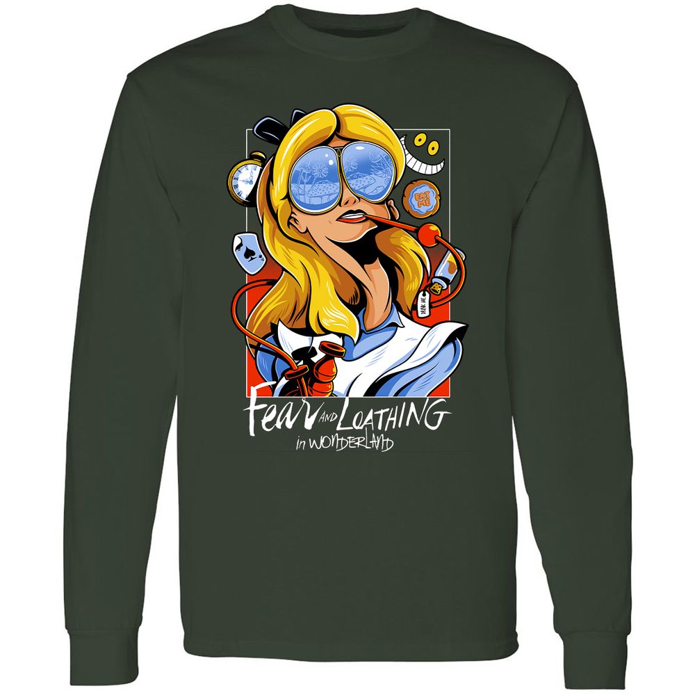 Long Sleeve T-Shirt - GC29Q91A - Forest Green - 4