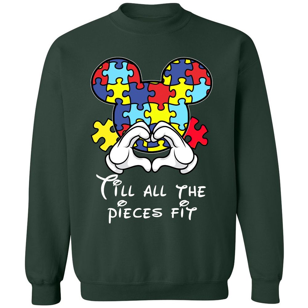 Classic Unisex Sweatshirt - K2GJ93TX - Forest Green - 4