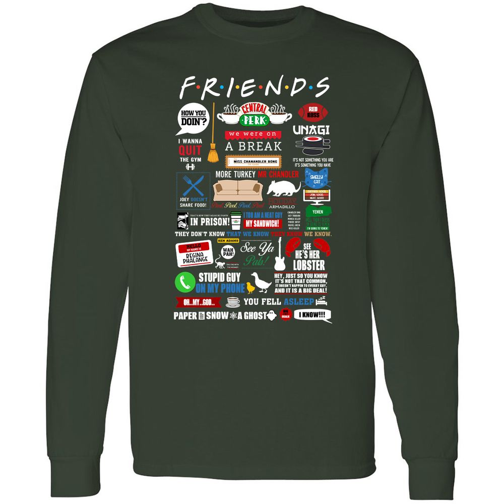Long Sleeve T-Shirt - SZZQVDMZ - Forest Green - 4