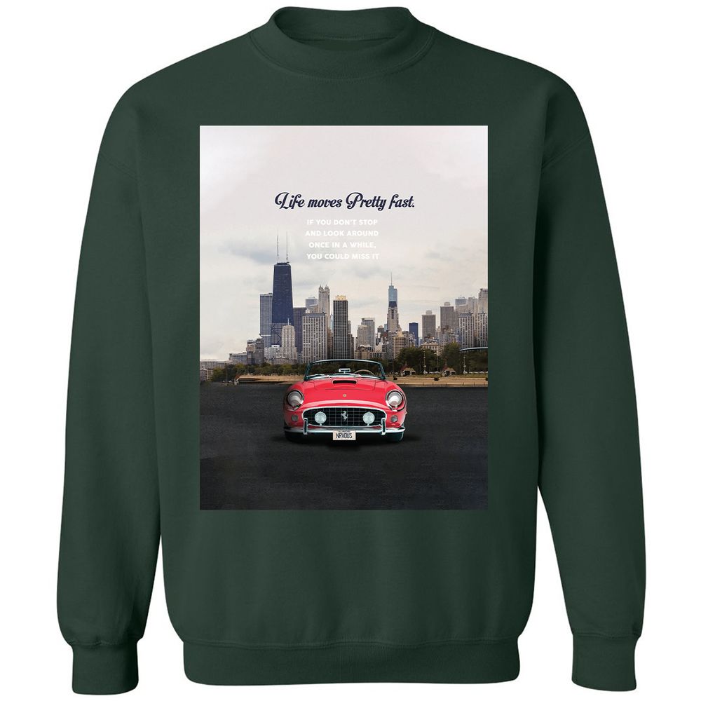 Classic Unisex Sweatshirt - C4GW81LN - Forest Green - 4