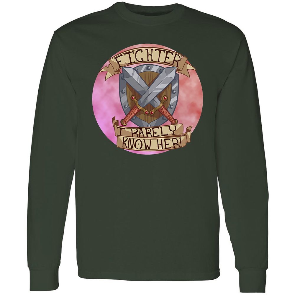 Long Sleeve T-Shirt - HF5ZFBT2 - Forest Green - 4