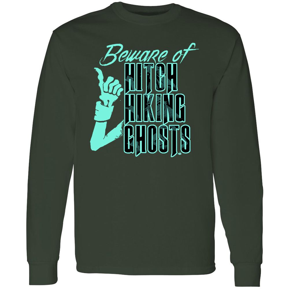 Long Sleeve T-Shirt - WYGZDMYQ - Forest Green - 4