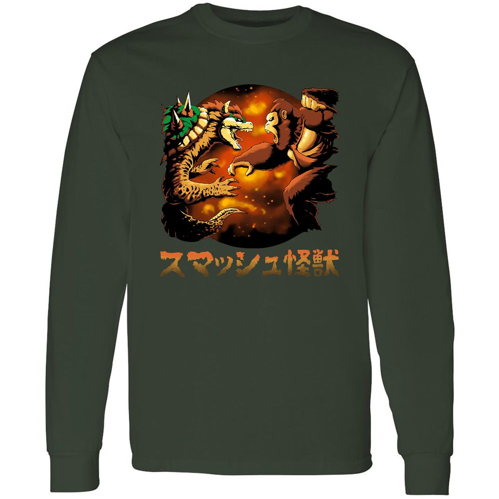 Long Sleeve T-Shirt - ALLLF2QP - Forest Green - 4