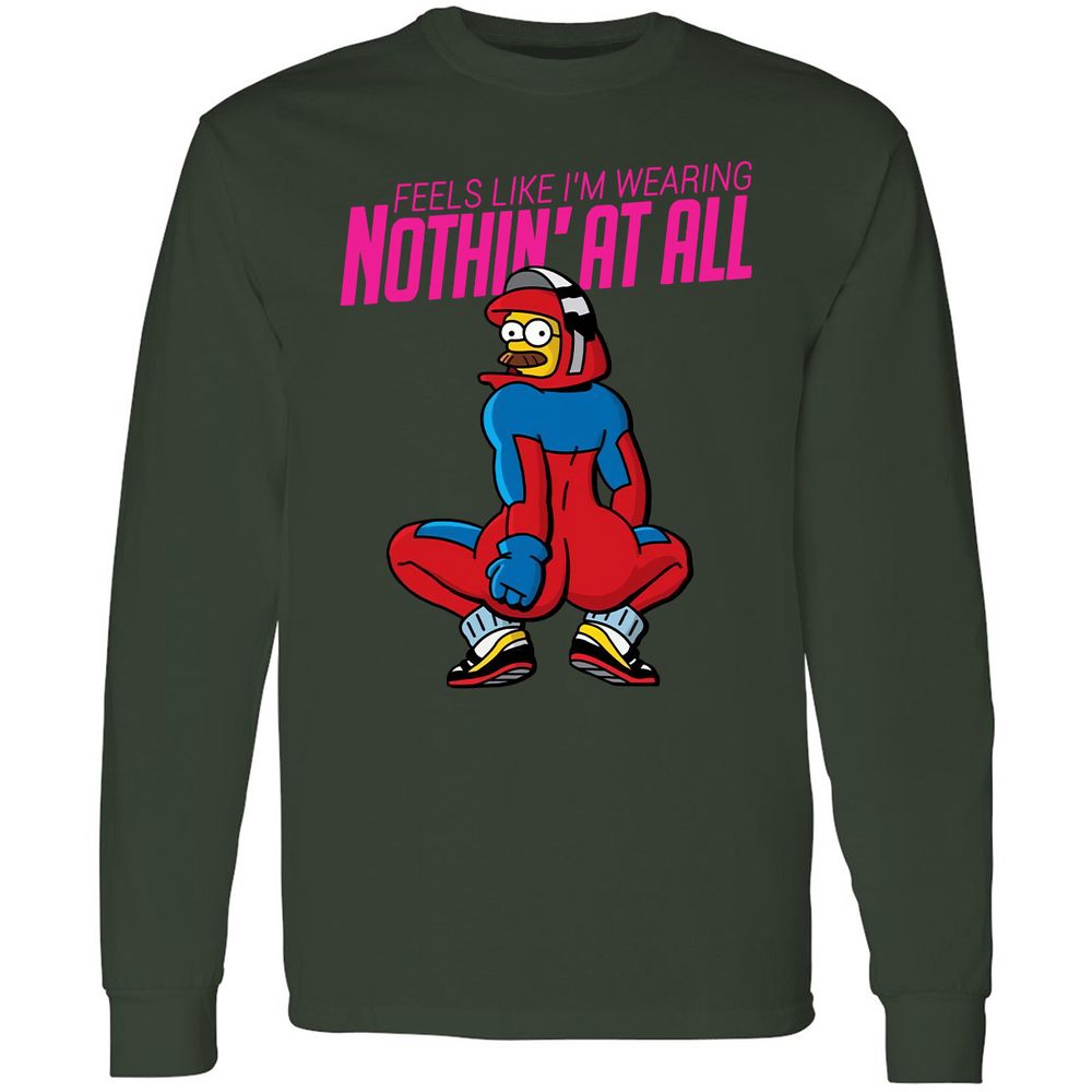 Long Sleeve T-Shirt - 4CGZLQFE - Forest Green - 4