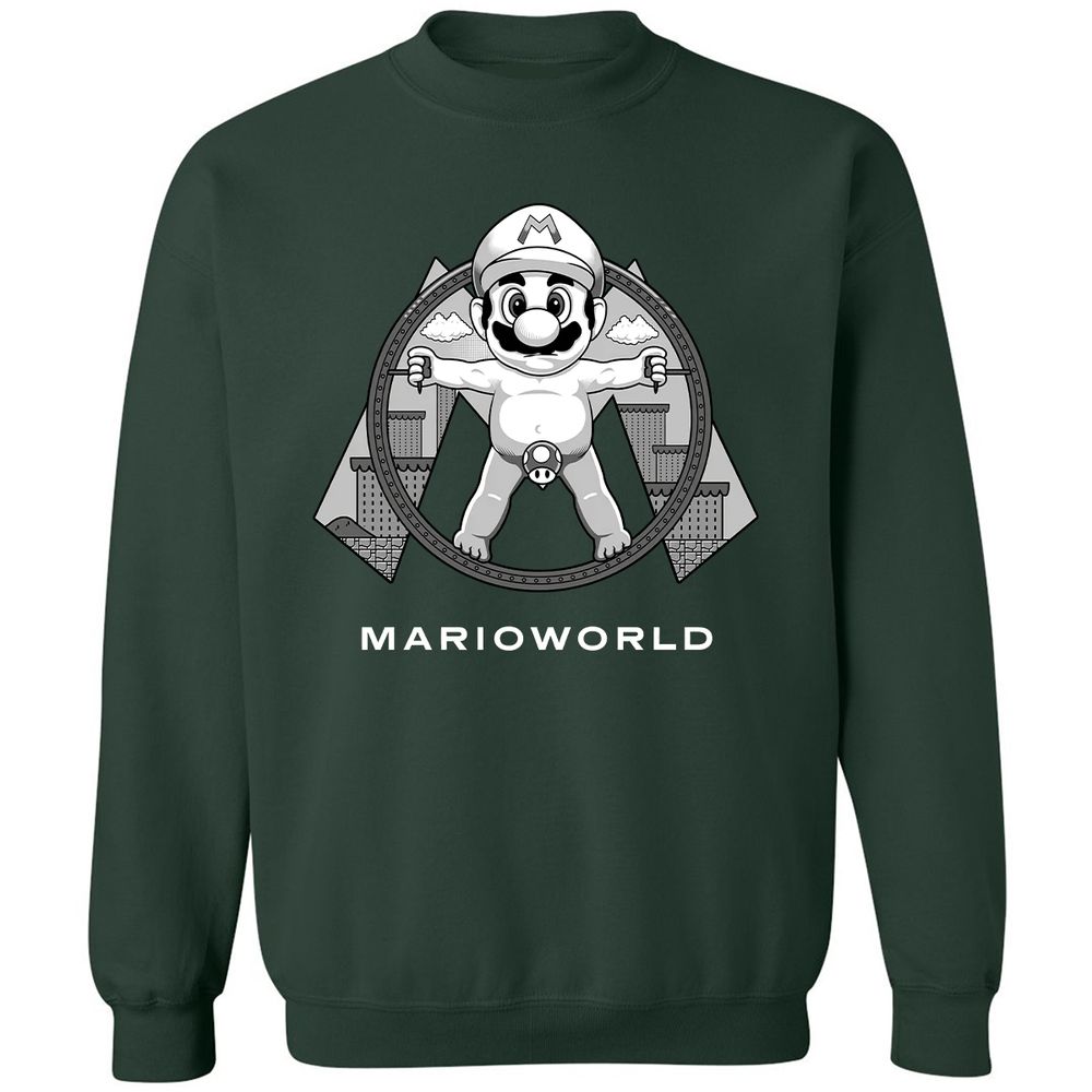 Classic Unisex Sweatshirt - 7QH9NTEG - Forest Green - 4