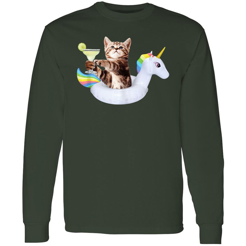 Long Sleeve T-Shirt - QZ64C16G - Forest Green - 4