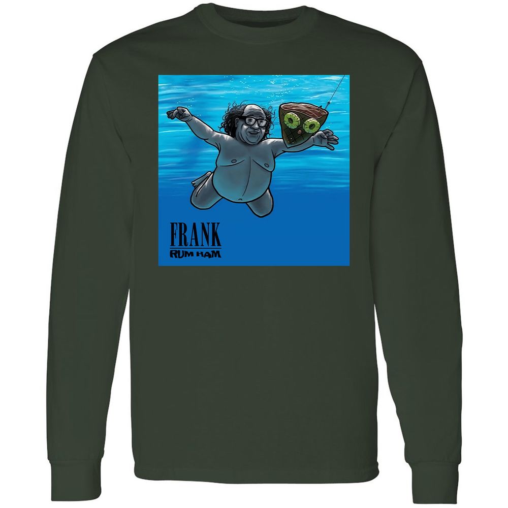 Long Sleeve T-Shirt - HRGF5JC3 - Forest Green - 4
