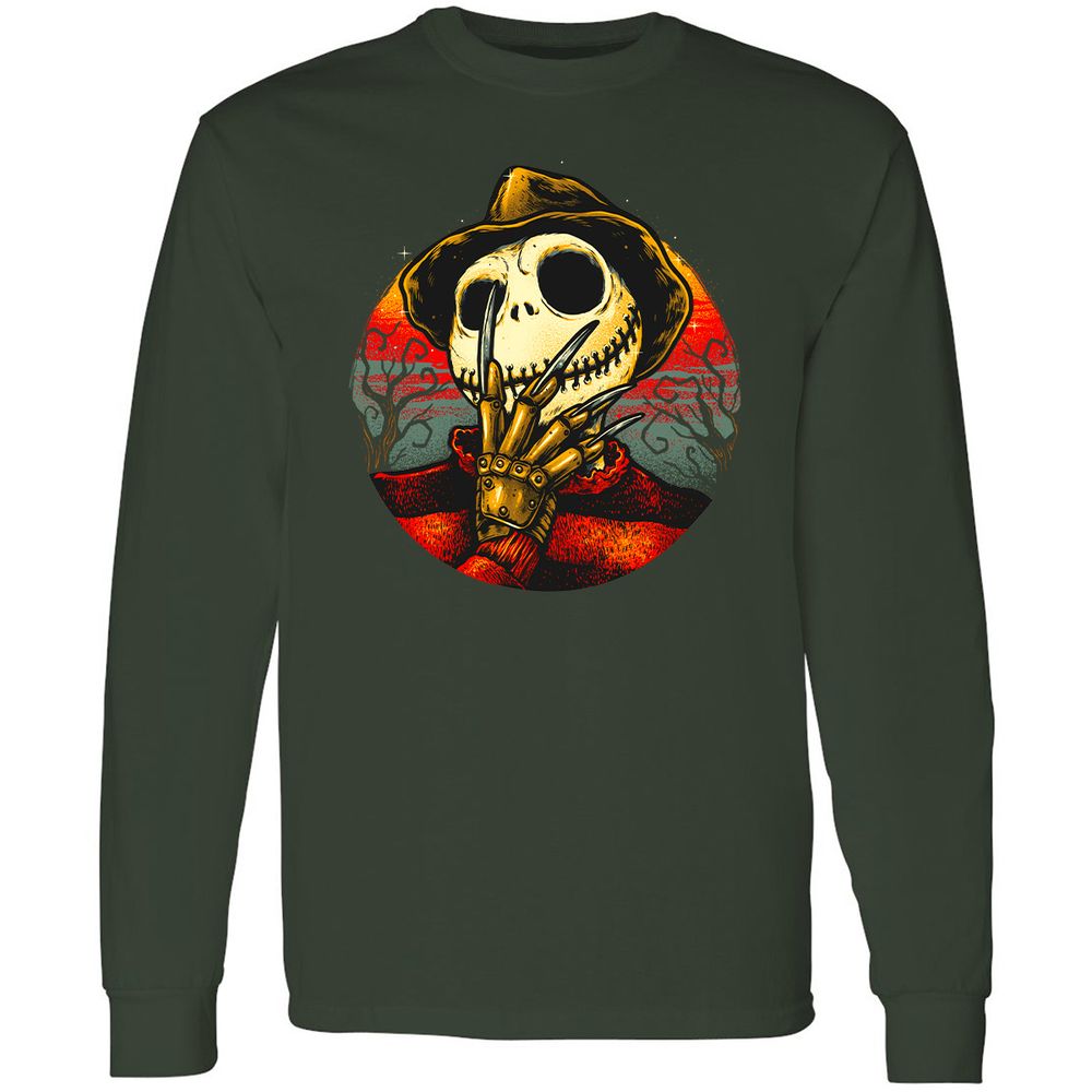 Long Sleeve T-Shirt - 9VWWBQRQ - Forest Green - 4
