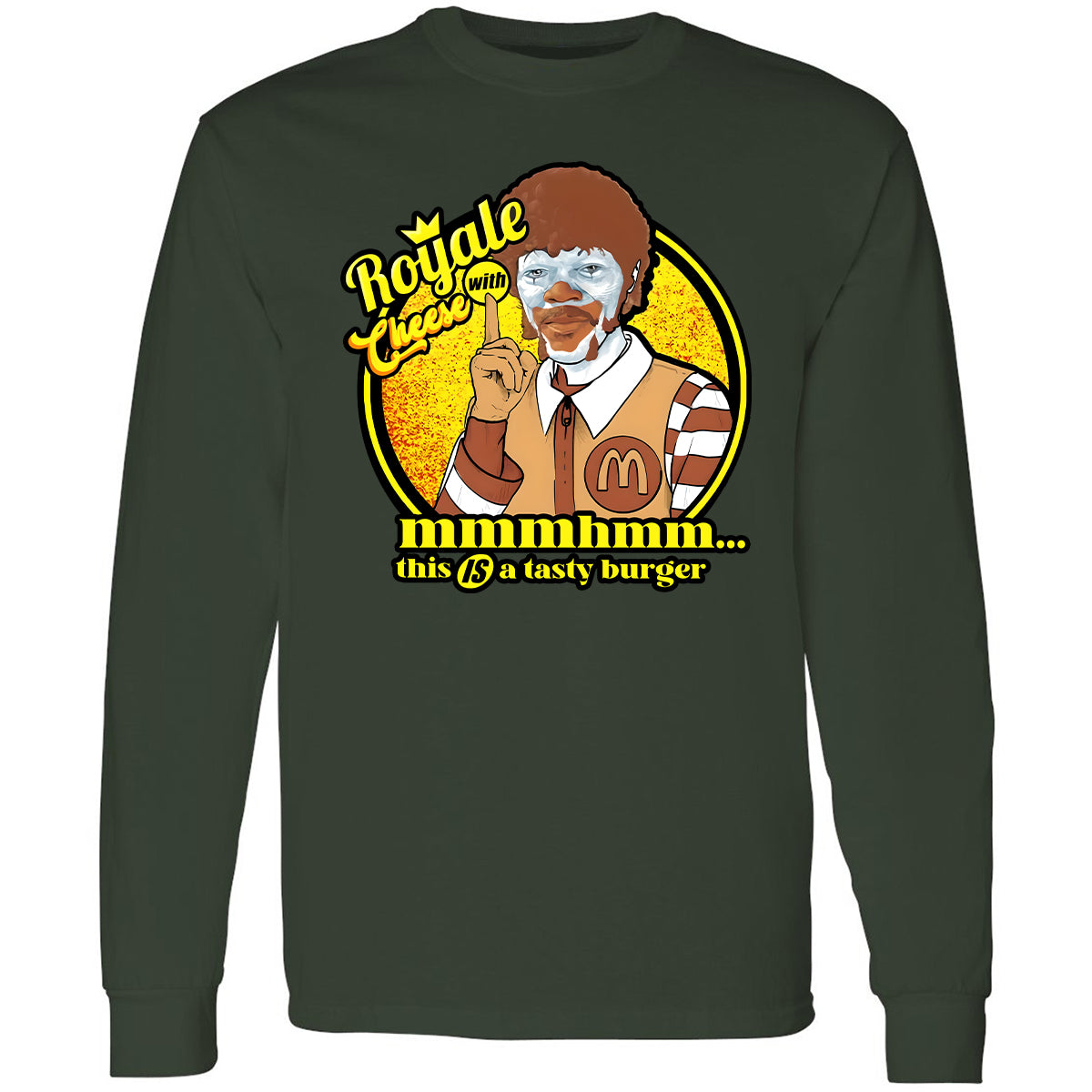 Long Sleeve T-Shirt - U4M9SDJ3 - Forest Green - 4