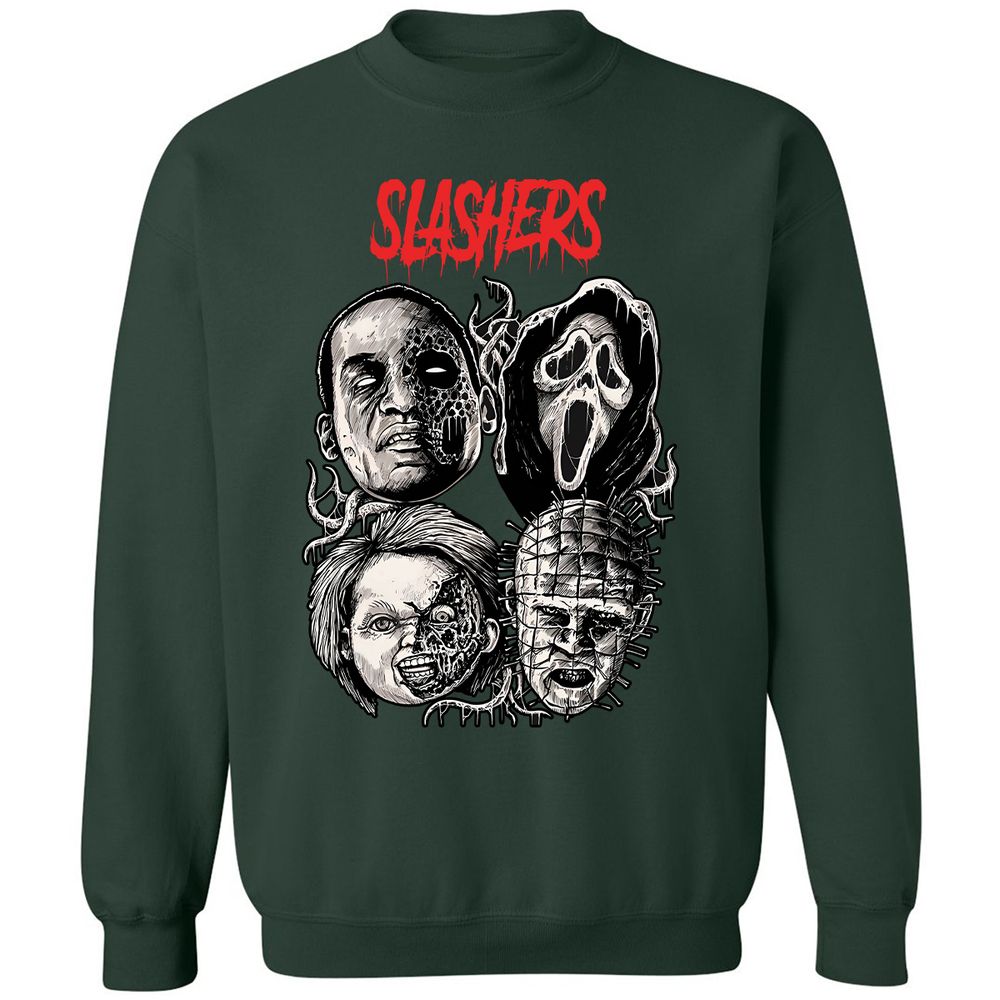 Classic Unisex Sweatshirt - 6VQA52U7 - Forest Green - 4