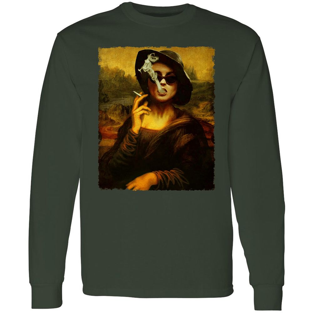 Long Sleeve T-Shirt - REQLPQFD - Forest Green - 4