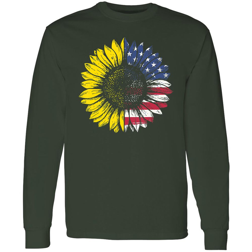 Long Sleeve T-Shirt - LNM599NQ - Forest Green - 4