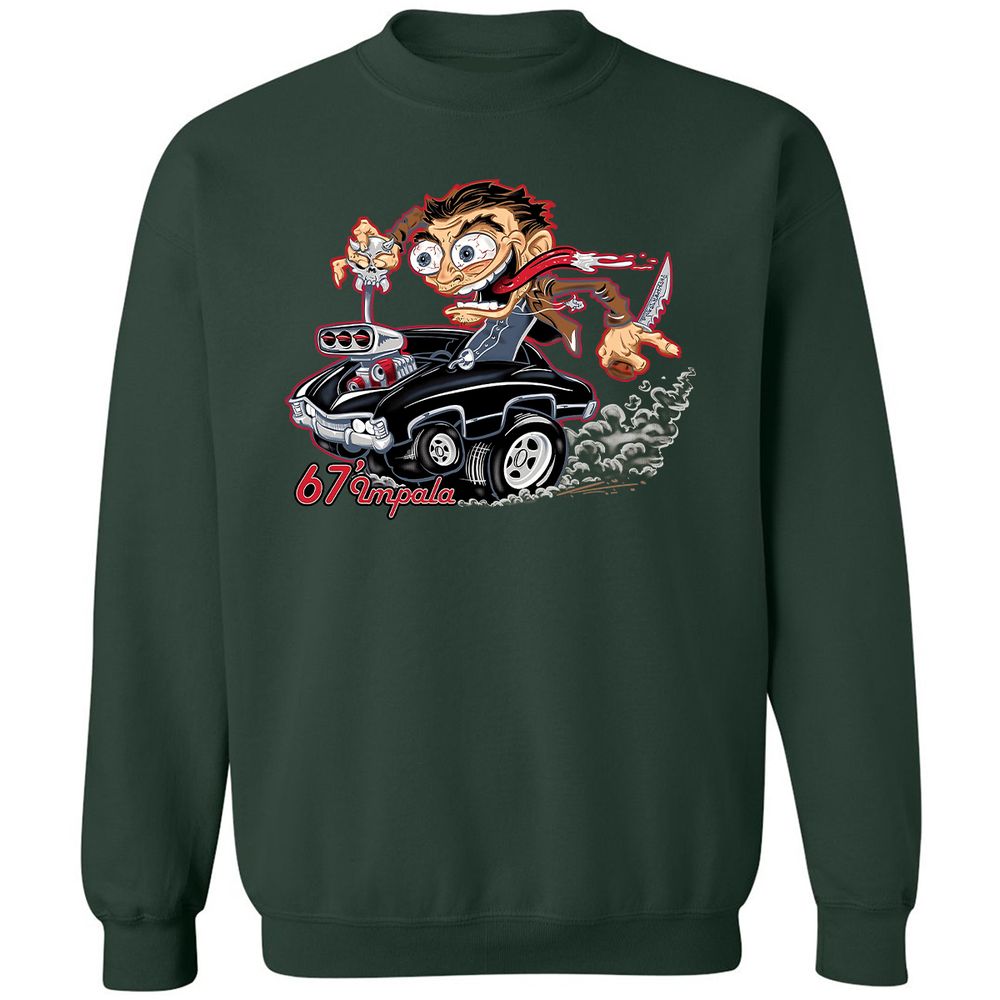 Classic Unisex Sweatshirt - 1UW2RVB9 - Forest Green - 4