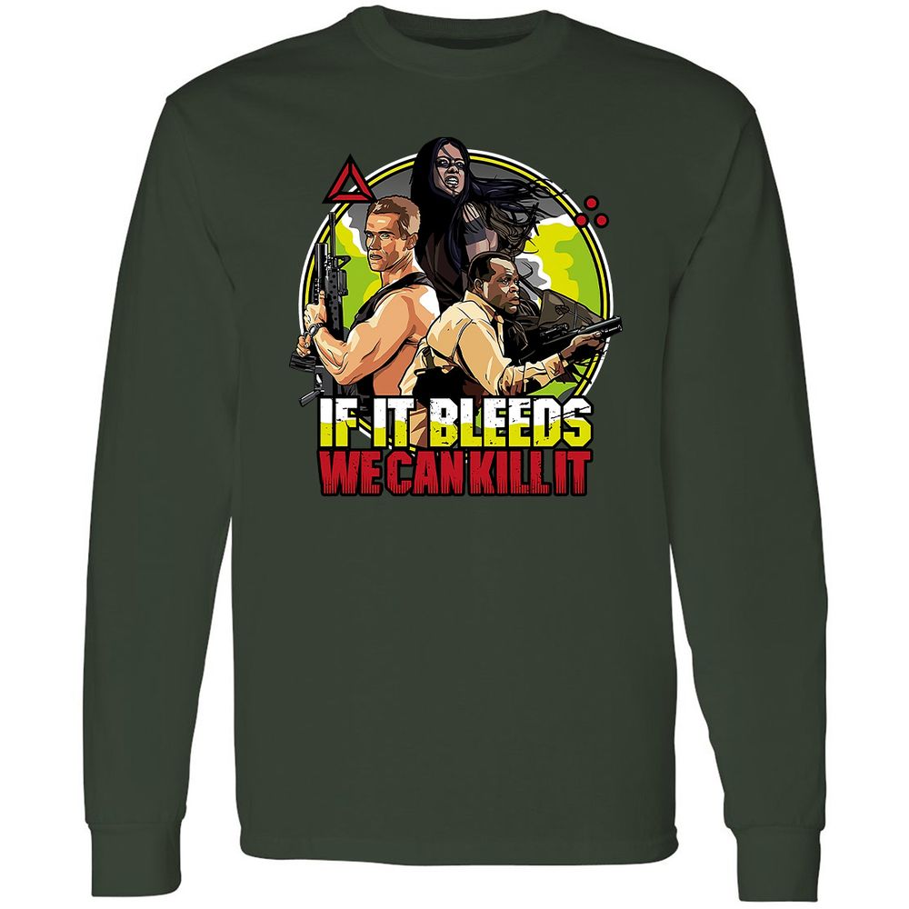 Long Sleeve T-Shirt - RMJN2RCY - Forest Green - 4