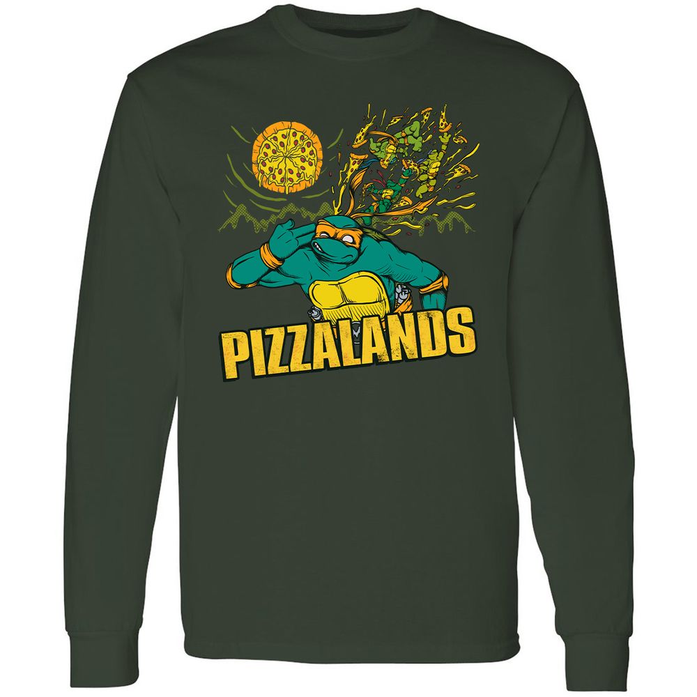 Long Sleeve T-Shirt - U4JZCKJV - Forest Green - 4