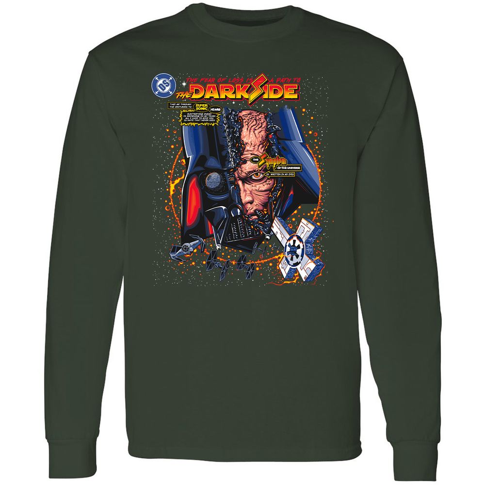 Long Sleeve T-Shirt - 5TNUXP7H - Forest Green - 4