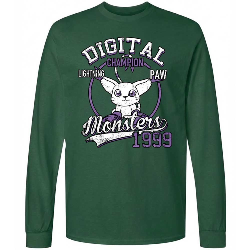 Long Sleeve T-Shirt - 92VNUVRN - Forest Green - 4