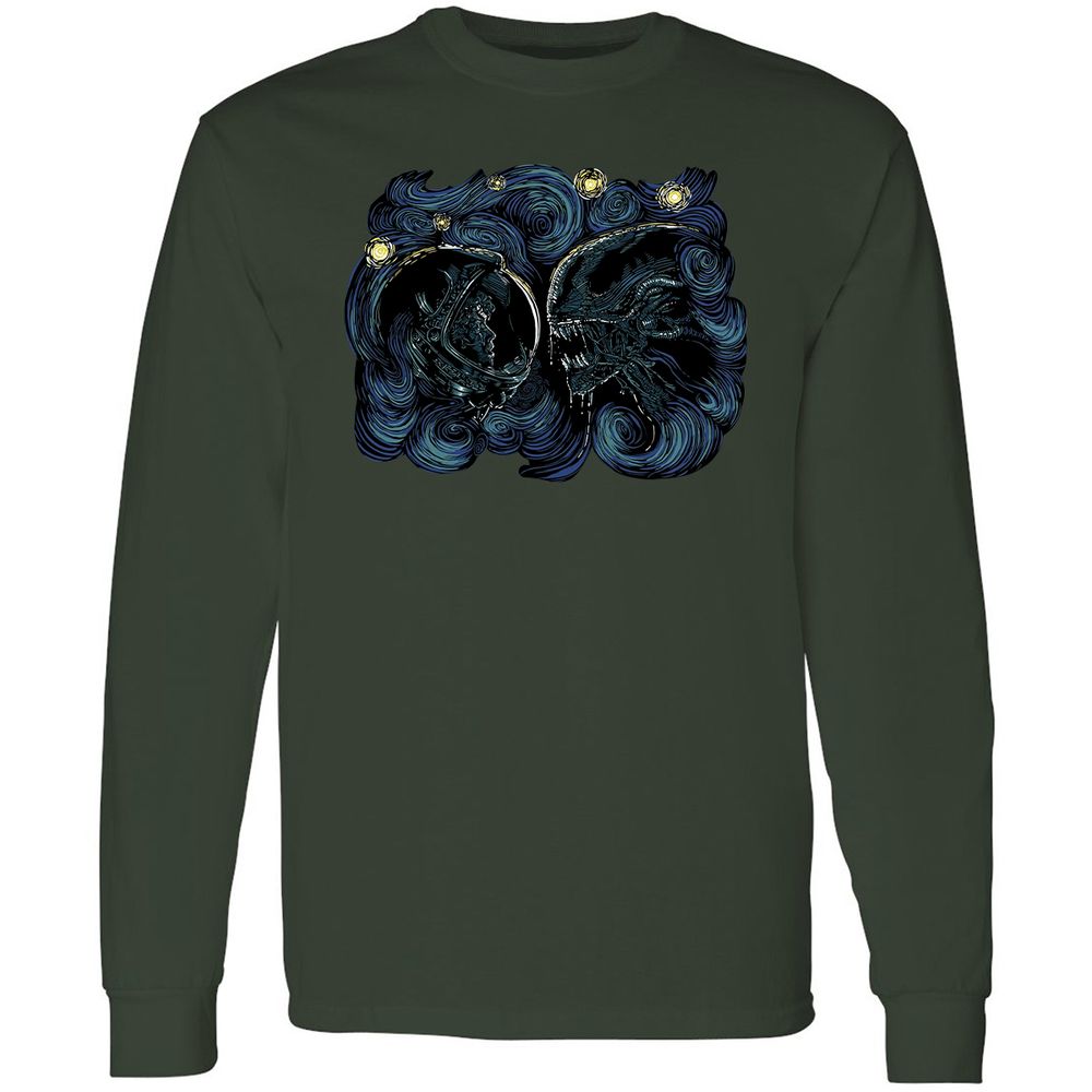 Long Sleeve T-Shirt - 7SWFBD9G - Forest Green - 4