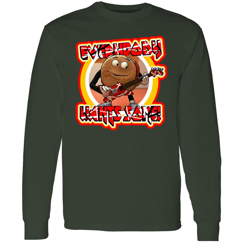 Long Sleeve T-Shirt - 6J3ZRZLM - Forest Green - 4