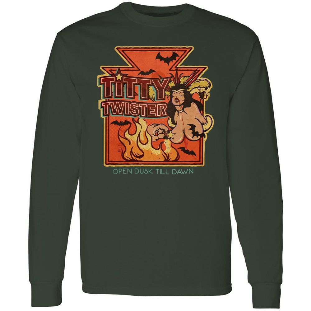 Long Sleeve T-Shirt - 712DV3RG - Forest Green - 4