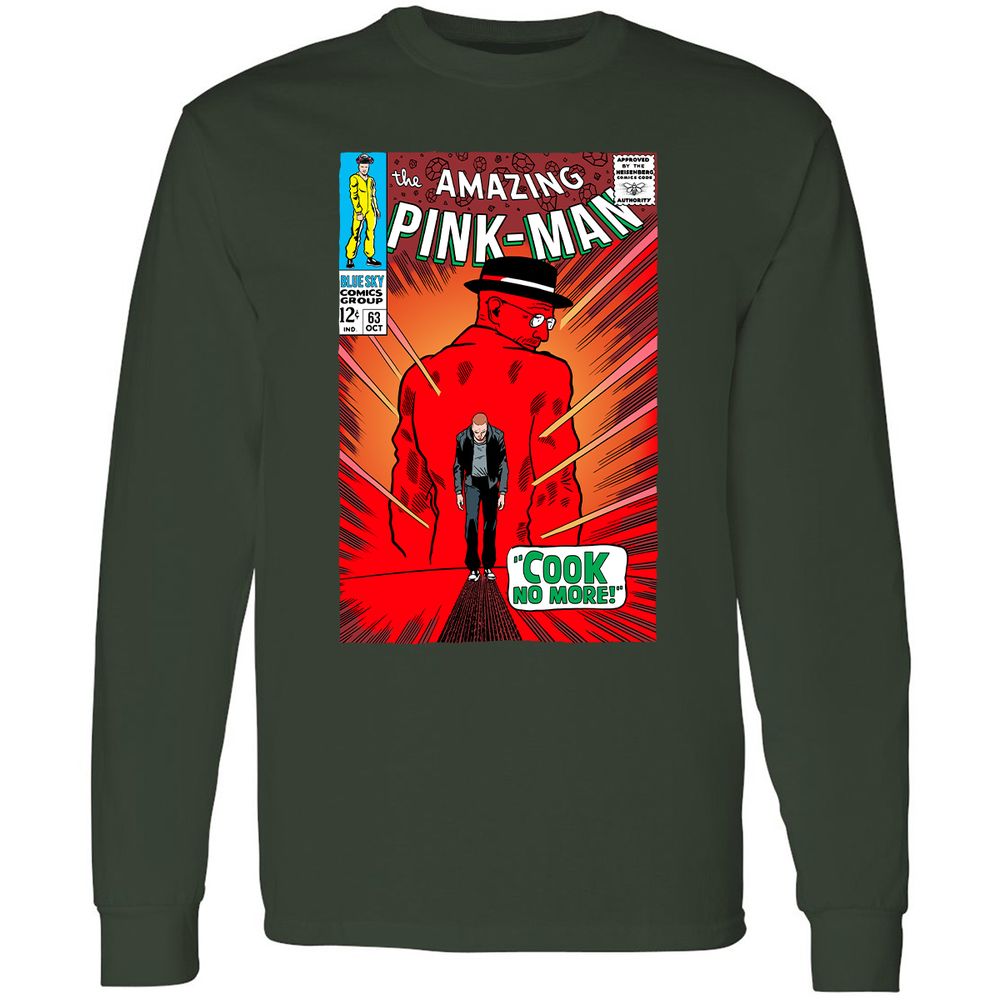 Long Sleeve T-Shirt - 6V99D95E - Forest Green - 4