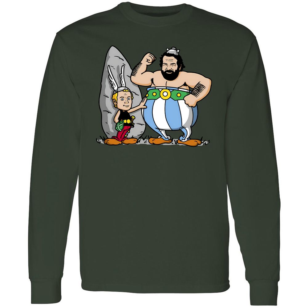 Long Sleeve T-Shirt - 4QMZRHG7 - Forest Green - 4