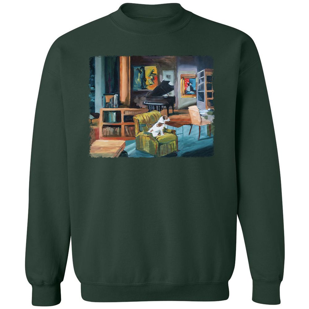 Classic Unisex Sweatshirt - F6C2893L - Forest Green - 4