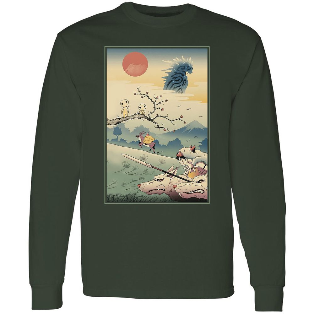 Long Sleeve T-Shirt - PAYPZ1E5 - Forest Green - 4