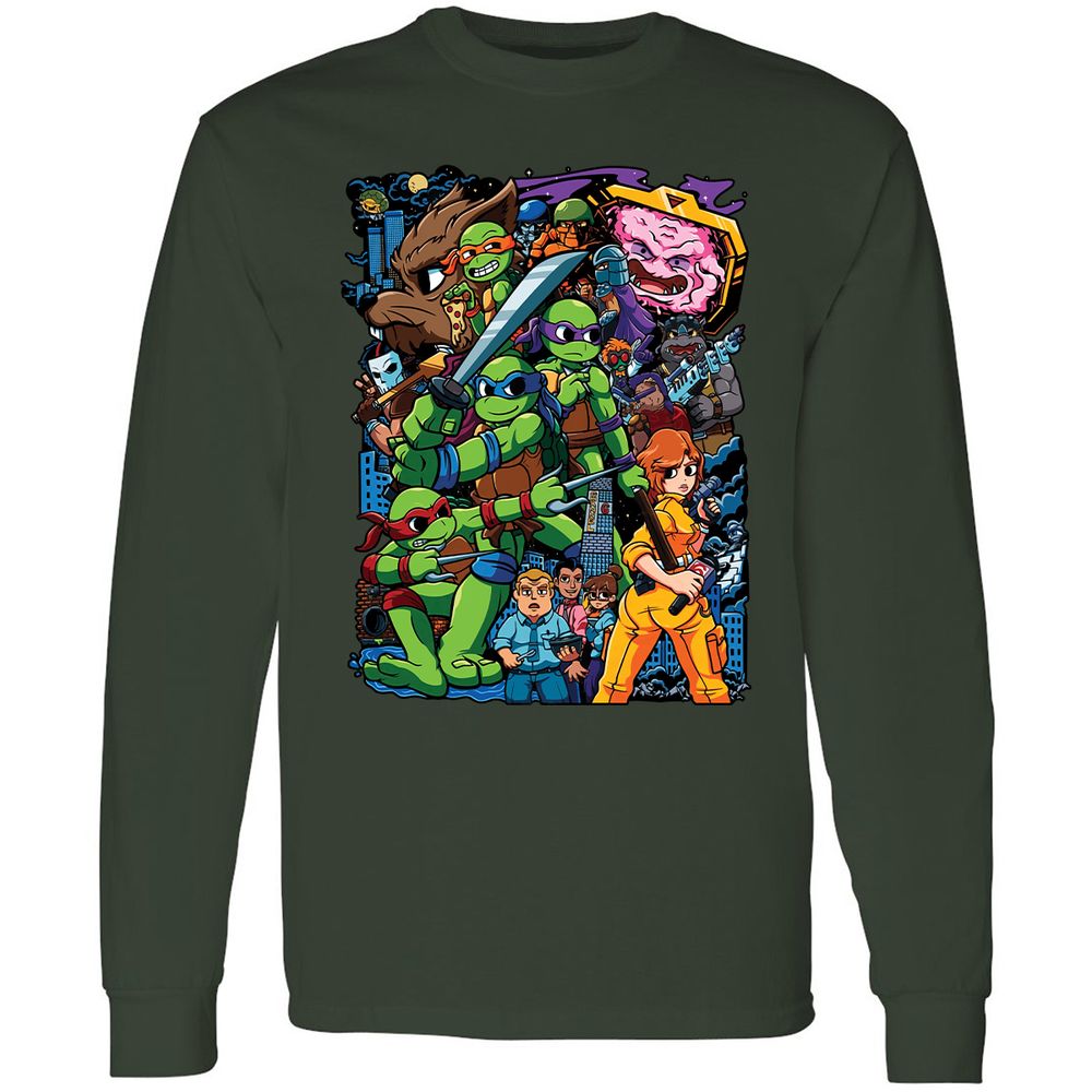 Long Sleeve T-Shirt - 213VCH8N - Forest Green - 4