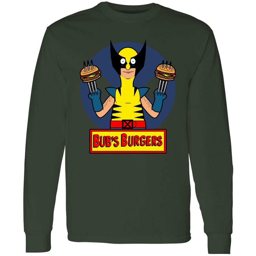 Long Sleeve T-Shirt - 7FP9L5GE - Forest Green - 4