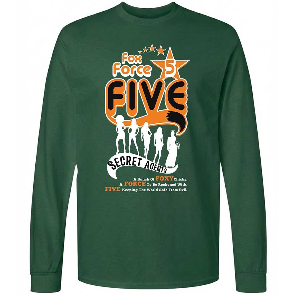 Long Sleeve T-Shirt - 6C36KJRX - Forest Green - 4