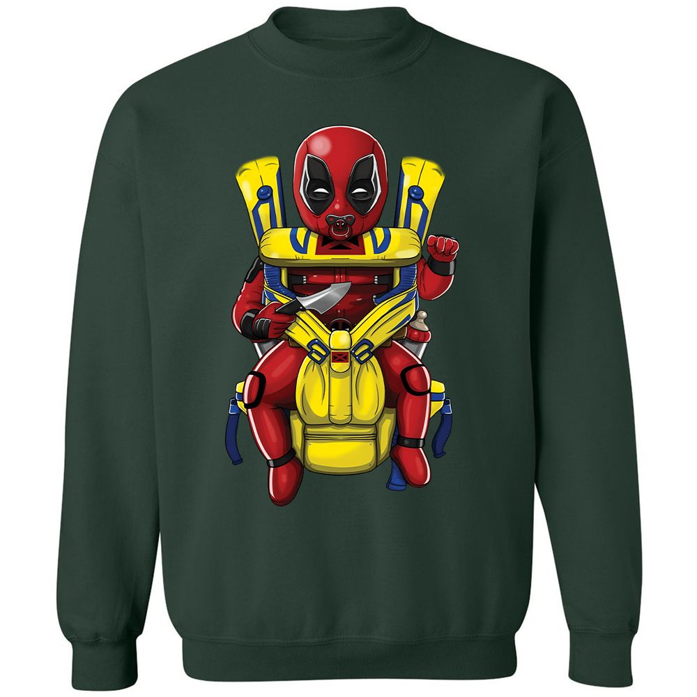 Classic Unisex Sweatshirt - UWP8VKQS - Forest Green - 4