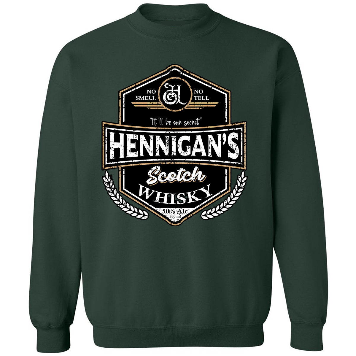 Classic Unisex Sweatshirt - 5D7UZU3R - Forest Green - 4