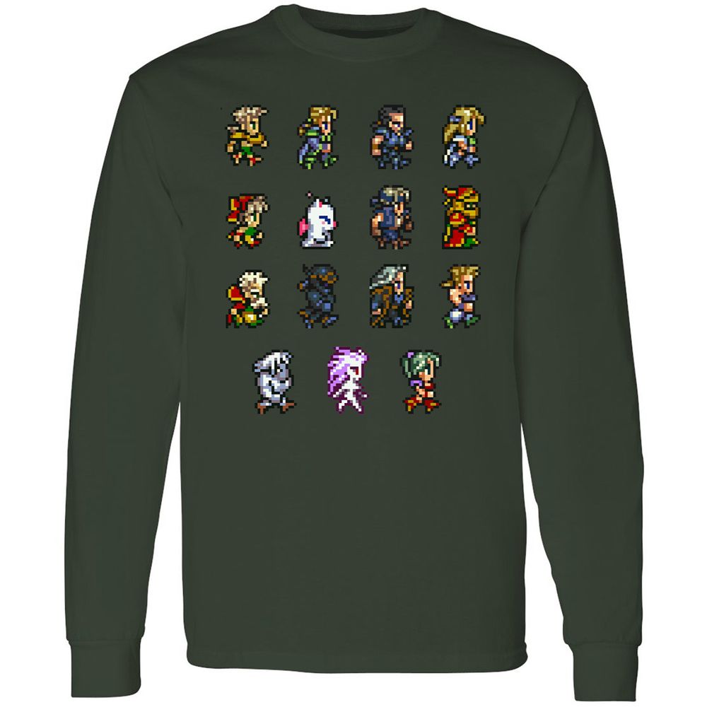 Long Sleeve T-Shirt - GE77SPY4 - Forest Green - 4