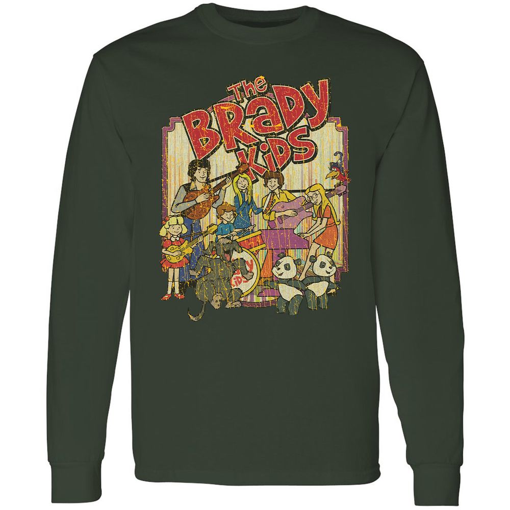 Long Sleeve T-Shirt - Q71K1L57 - Forest Green - 4