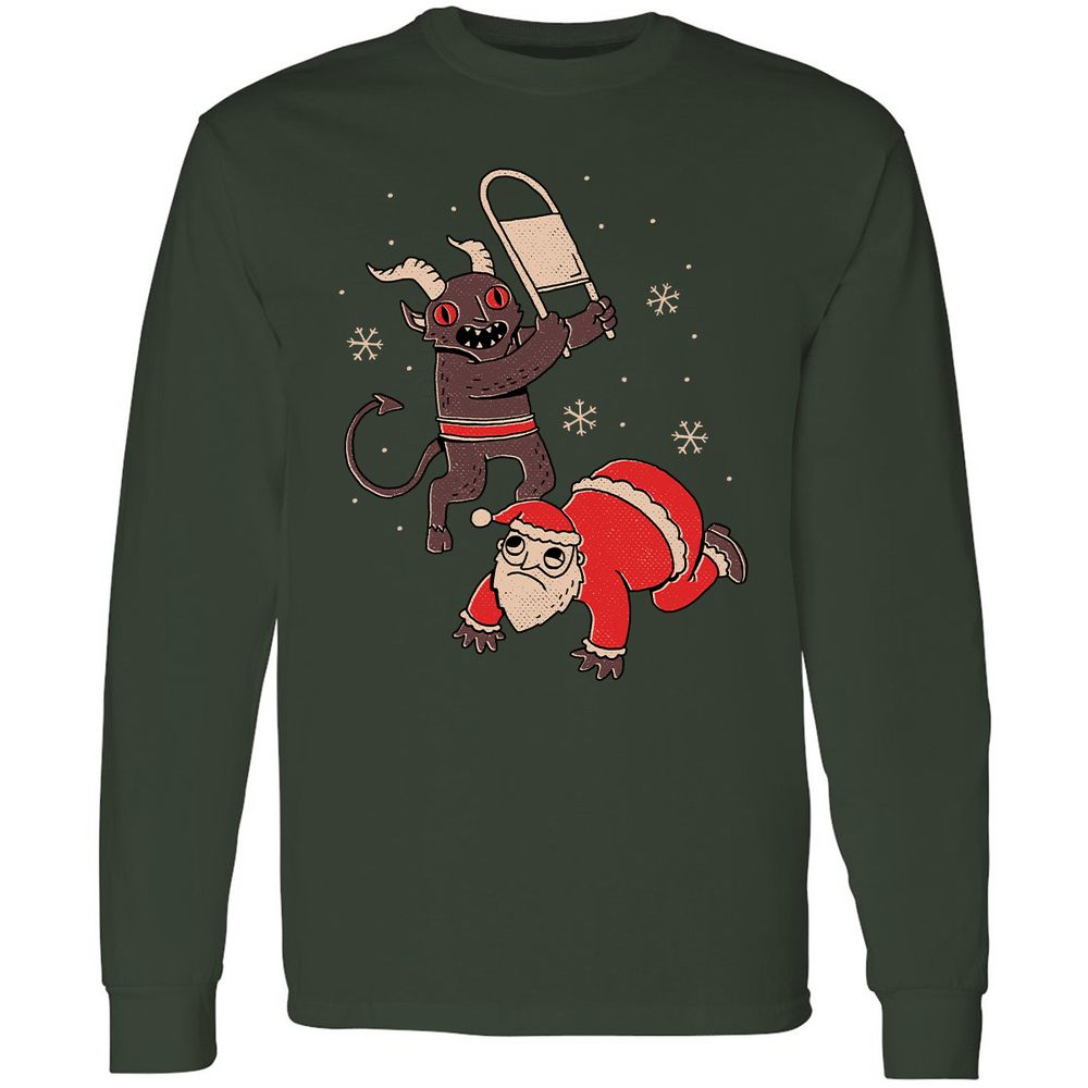 Long Sleeve T-Shirt - FY466DH5 - Forest Green - 4