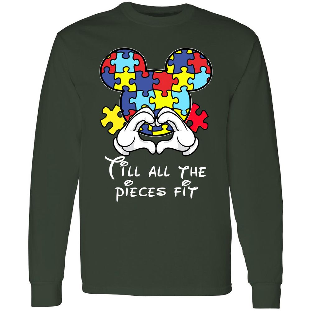 Long Sleeve T-Shirt - 5Y8JC667 - Forest Green - 4