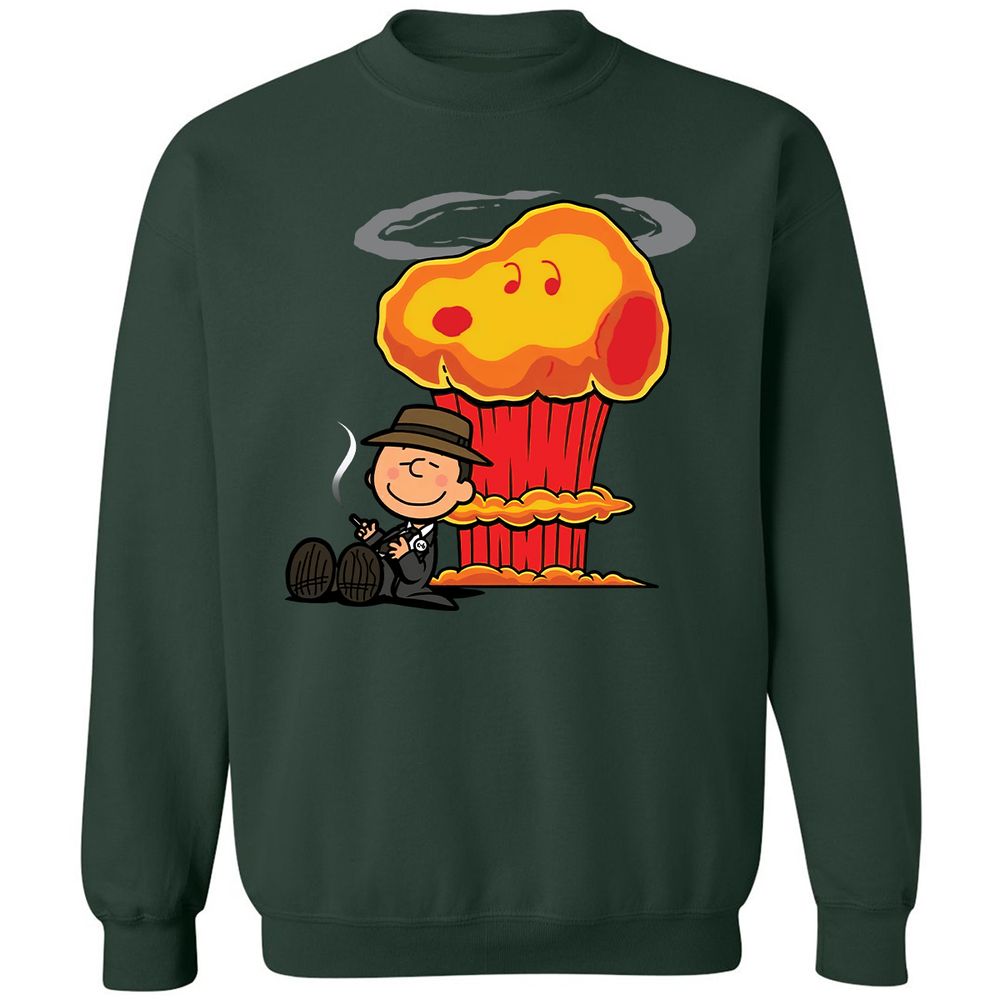 Classic Unisex Sweatshirt - 1DDNXLNE - Forest Green - 4